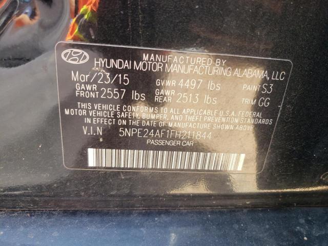 Photo 10 from auction – 2015 HYUNDAI SONATA SE with VIN 5NPE24AF1FH211844