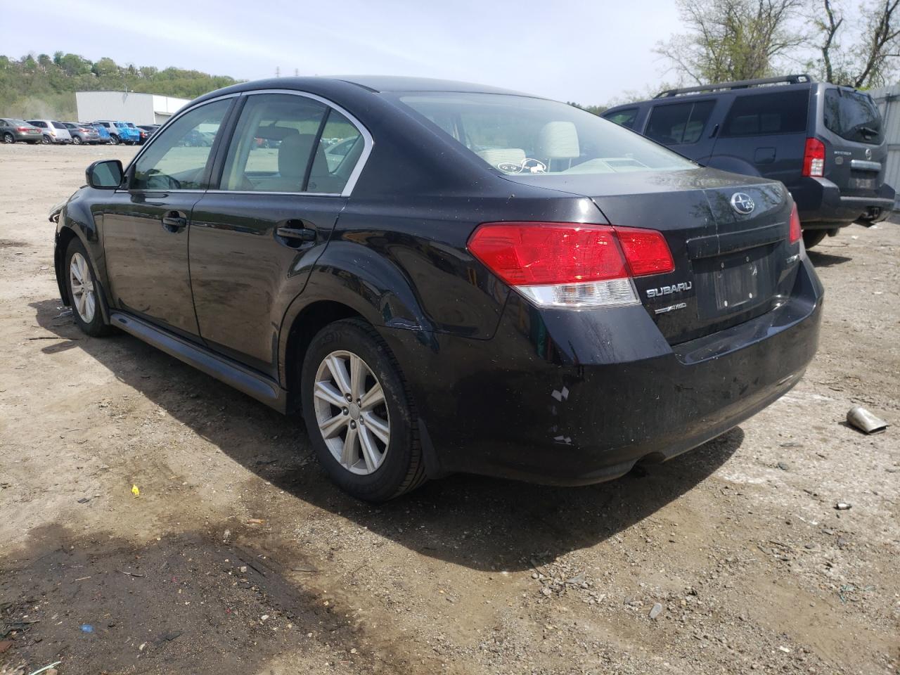 Photo 3 from auction – 2012 SUBARU LEGACY 2.5 with VIN 4S3BMBG69C3039630