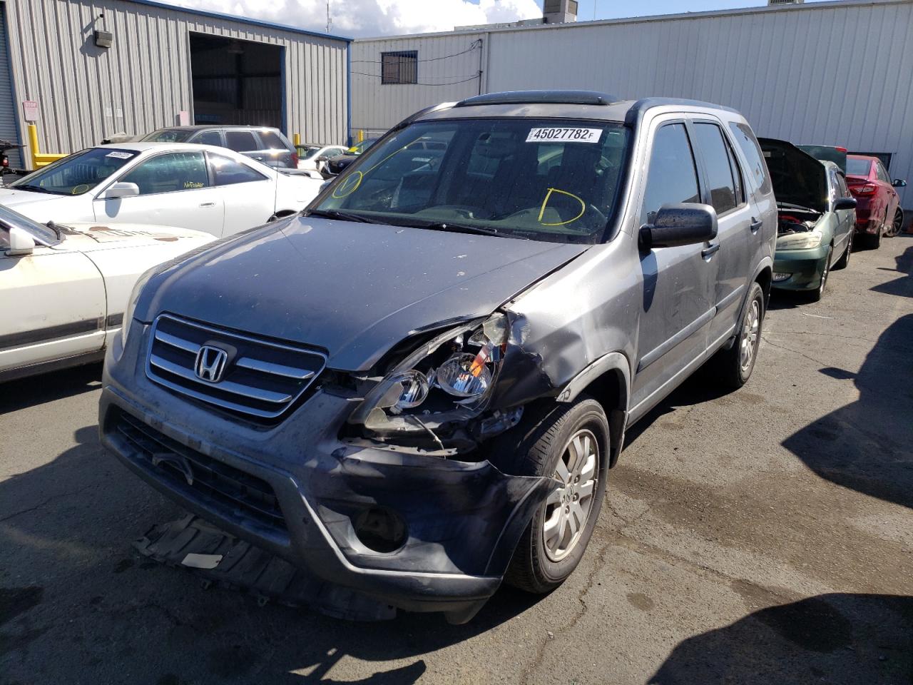 Photo 2 from auction – 2005 HONDA CR-V EX with VIN JHLRD78815C064247
