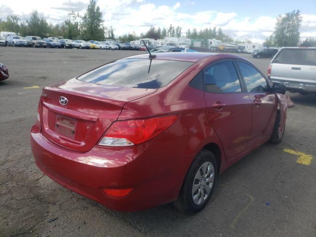Photo 4 from auction – 2017 HYUNDAI ACCENT SE with VIN KMHCT4AE3HU374866