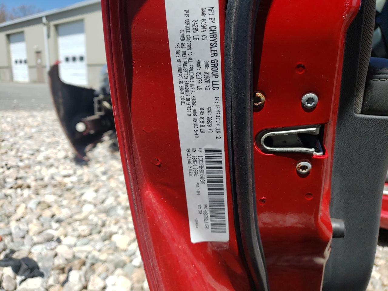 Photo 10 from auction – 2013 DODGE DART SXT with VIN 1C3CDFBH6DD640501