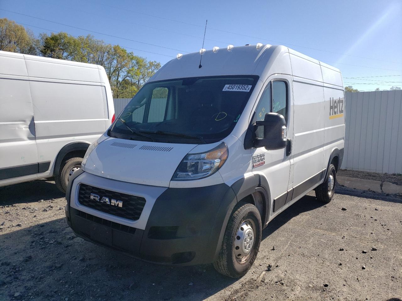 Photo 2 from auction – 2019 RAM PROMASTER with VIN 3C6TRVBG3KE553933