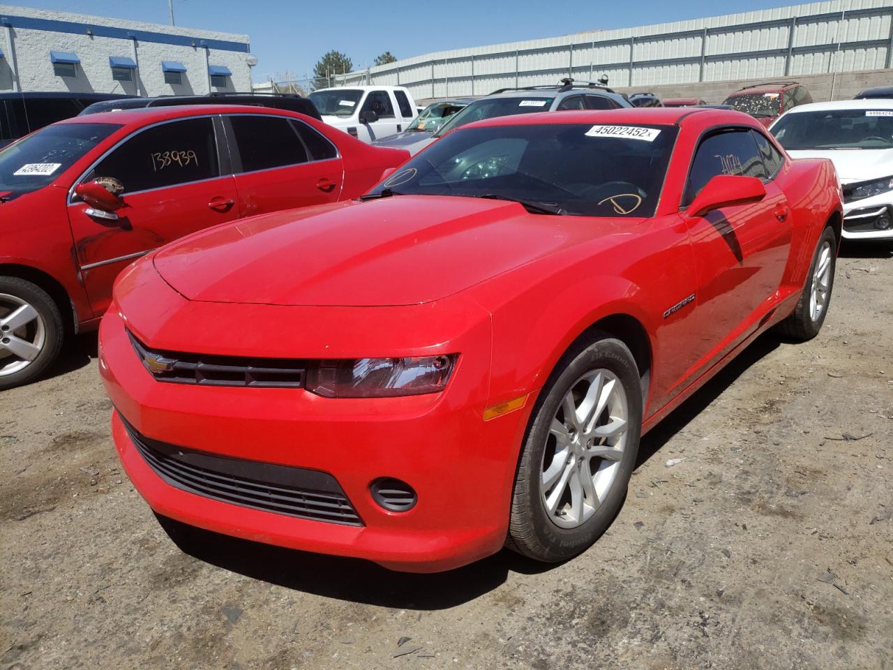 Photo 2 from auction – 2014 CHEVROLET CAMARO LS with VIN 2G1FE1E39E9149985