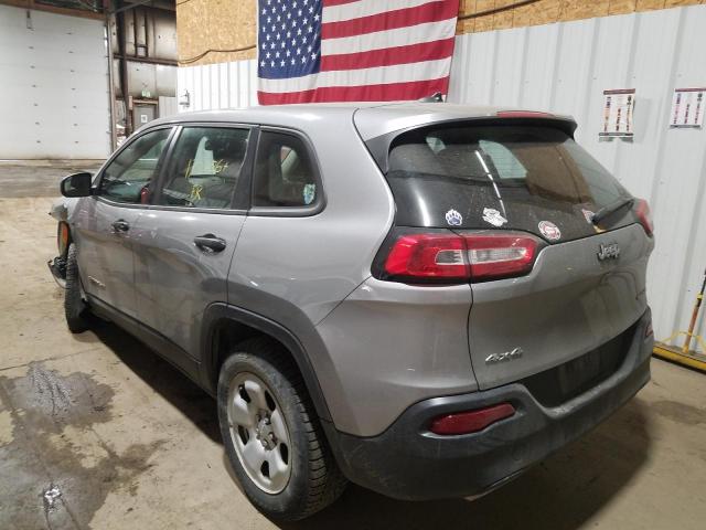 Photo 3 from auction – 2016 JEEP CHEROKEE S with VIN 1C4PJMAS7GW337937