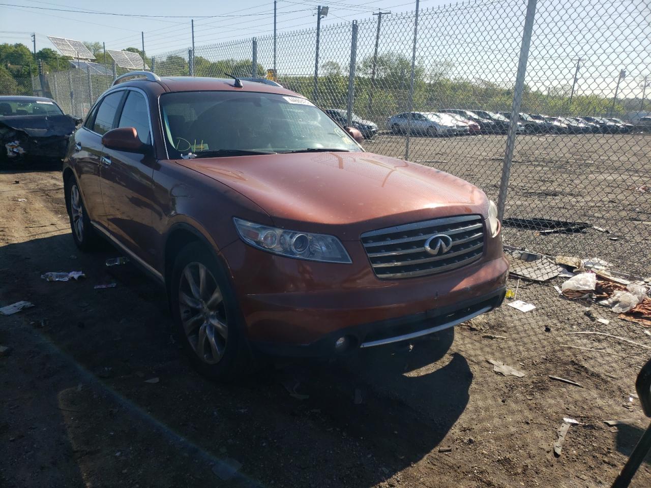 INFINITI FX45 2006 with VIN JNRBS08W56X401359 - Photo from auction