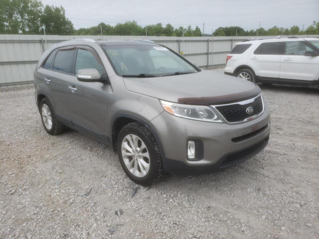 KIA SORENTO EX 2015 with VIN 5XYKU4A70FG642172 - Photo from auction
