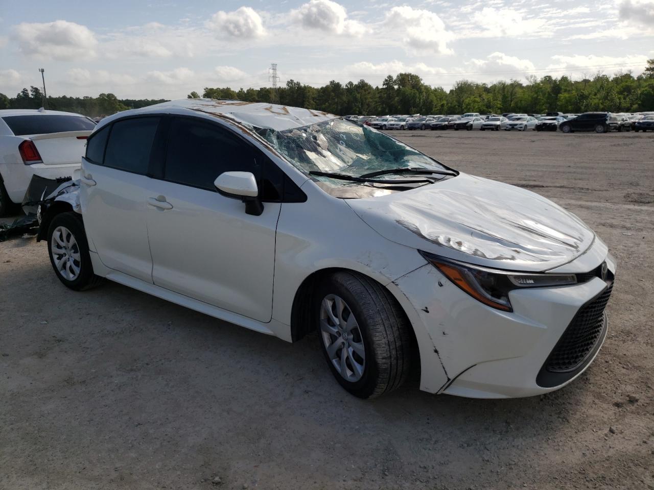 Photo 1 from auction – 2021 TOYOTA COROLLA LE with VIN JTDEPMAE9MJ155102