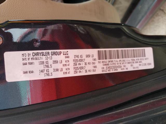 Photo 10 from auction – 2014 DODGE GRAND CARA with VIN 2C4RDGCG5ER245564