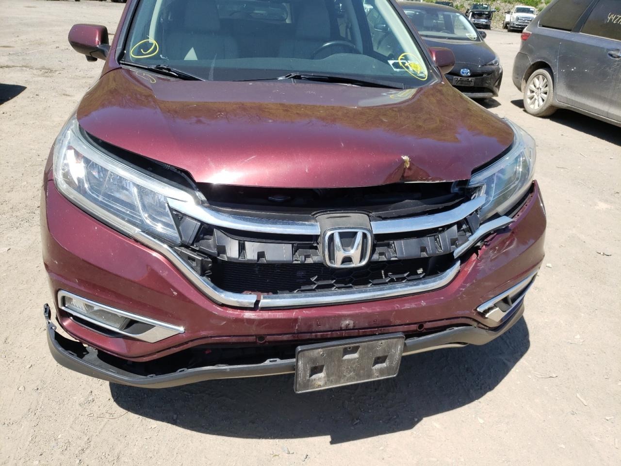 Photo 9 from auction – 2016 HONDA CR-V EXL with VIN 5J6RM4H75GL060704