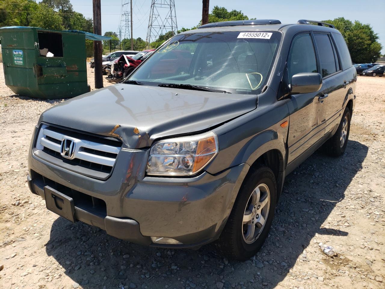 Photo 2 from auction – 2008 HONDA PILOT SE with VIN 5FNYF28308B024064