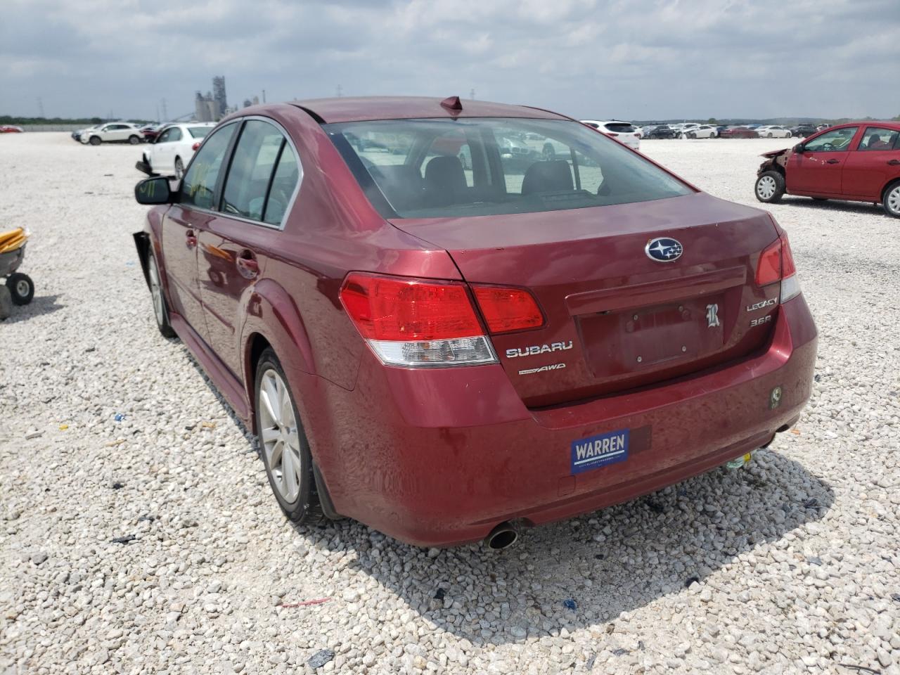 Photo 3 from auction – 2013 SUBARU LEGACY 3.6 with VIN 4S3BMEP62D2005909