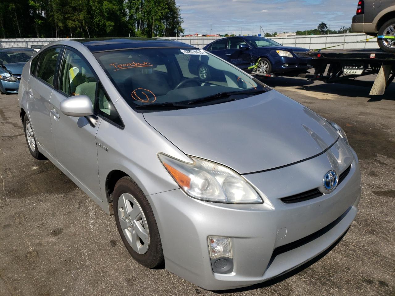 TOYOTA PRIUS 2011 with VIN JTDKN3DU3B0278807 - Photo from auction