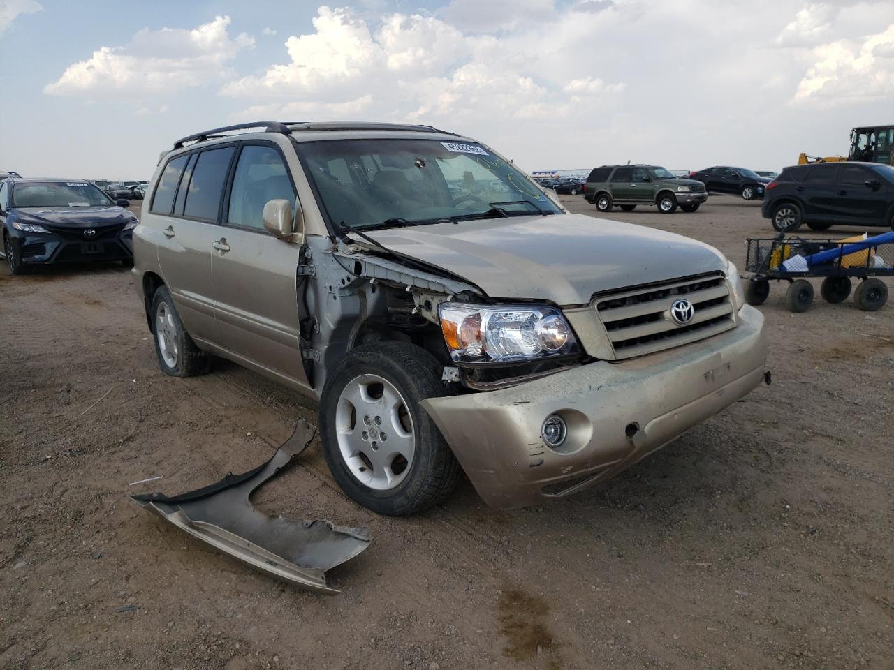 TOYOTA HIGHLANDER 2004 with VIN JTEDP21A440016557 - Photo from auction