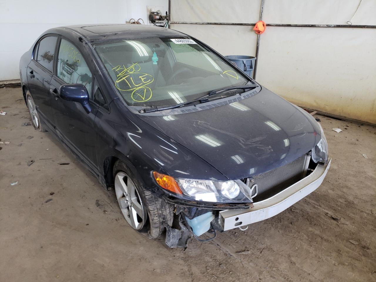 HONDA CIVIC EX 2008 with VIN 1HGFA16848L008530 - Photo from auction