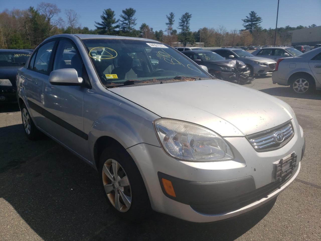 KIA RIO BASE 2009 with VIN KNADE223596538562 - Photo from auction