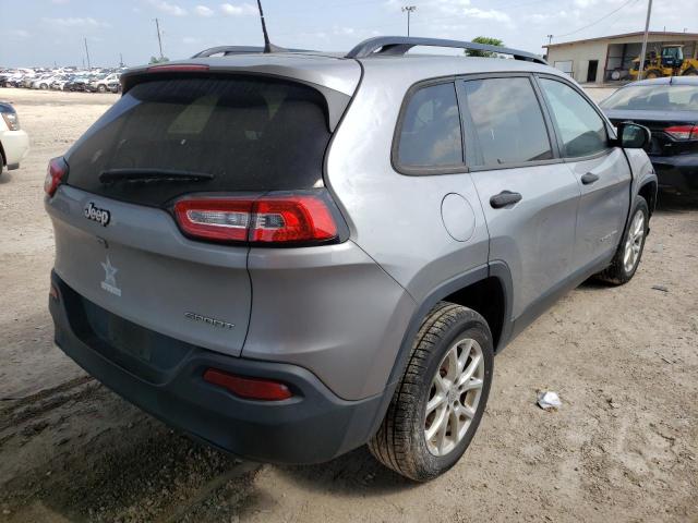 Photo 4 from auction – 2016 JEEP CHEROKEE S with VIN 1C4PJLAB9GW303413