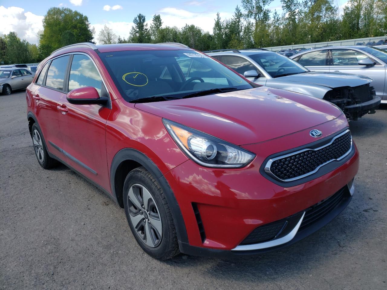 KIA NIRO FE 2017 with VIN KNDCB3LC9H5069329 - Photo from auction