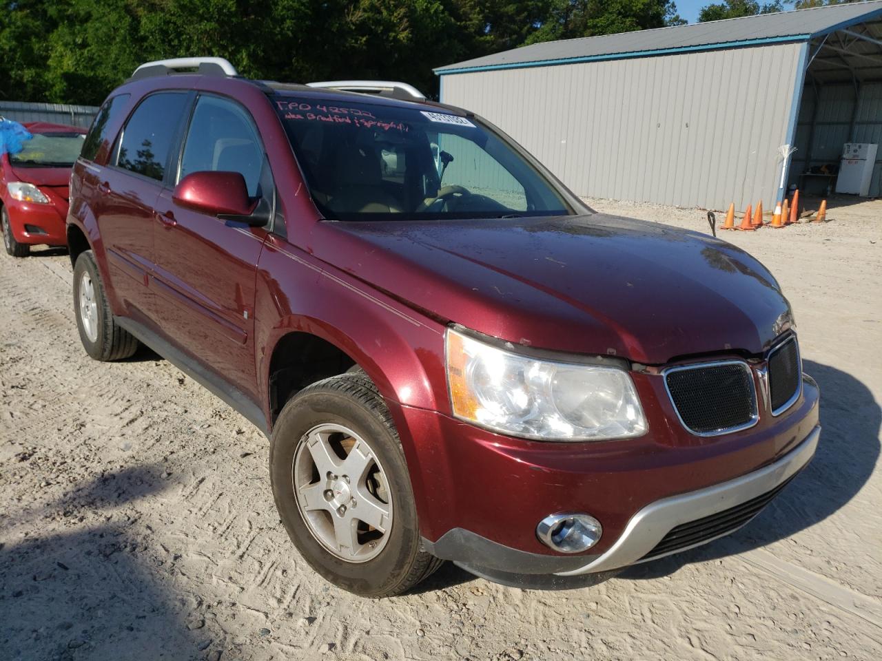 PONTIAC TORRENT 2008 with VIN 2CKDL33F686289276 - Photo from auction