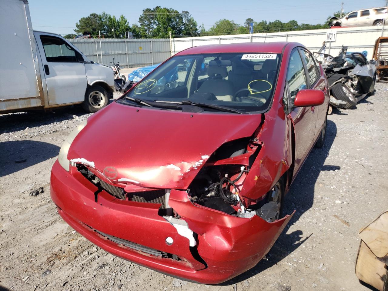Photo 2 from auction – 2006 TOYOTA PRIUS with VIN JTDKB20U567074872