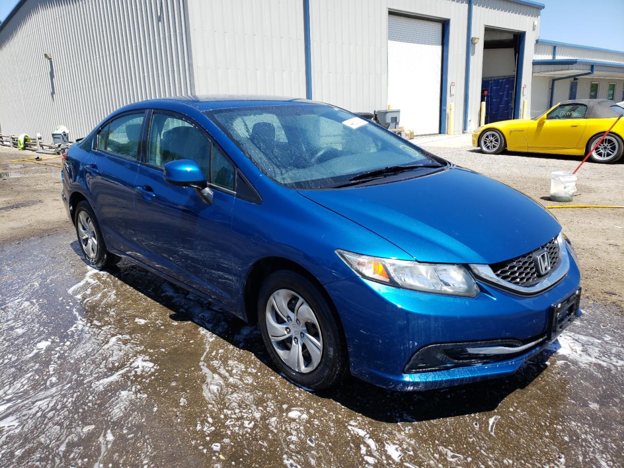 HONDA CIVIC LX 2013 with VIN 2HGFB2F57DH603386 - Photo from auction