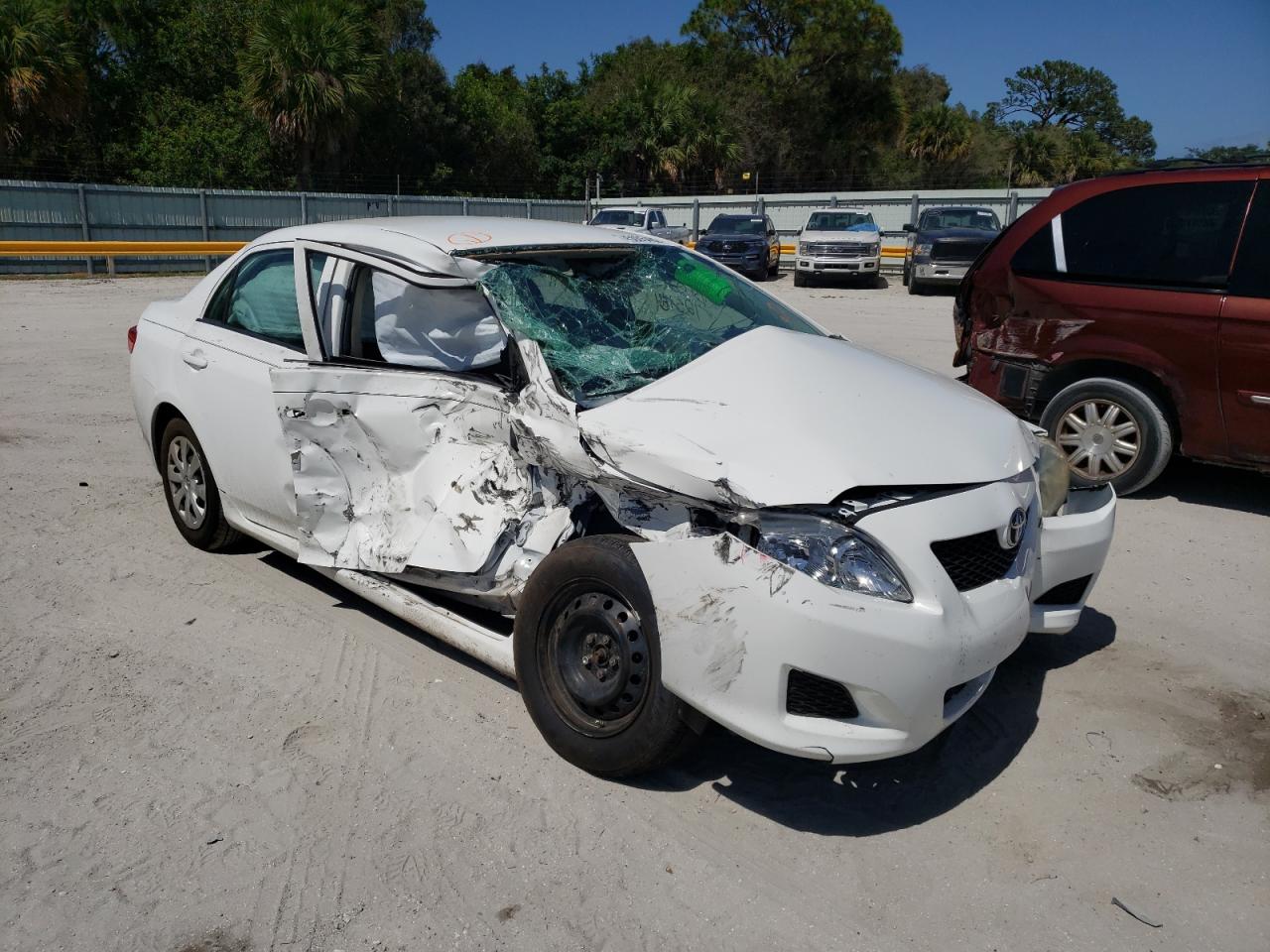 TOYOTA COROLLA BA 2010 with VIN 2T1BU4EE1AC525326 - Photo from auction