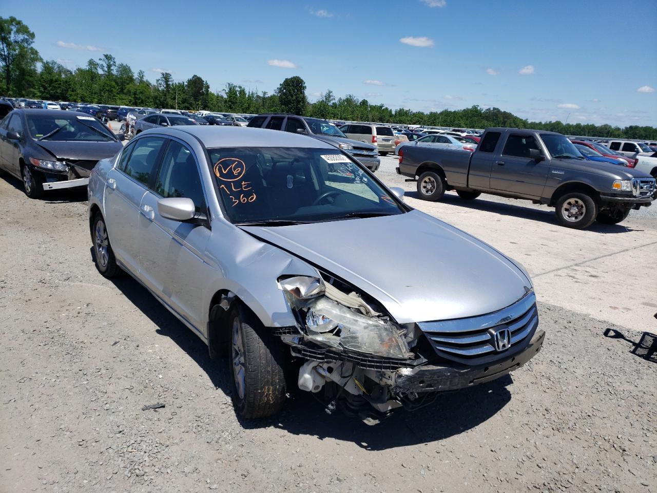 HONDA ACCORD se 2012 with VIN 1HGCP2F61CA229903 - Photo from auction