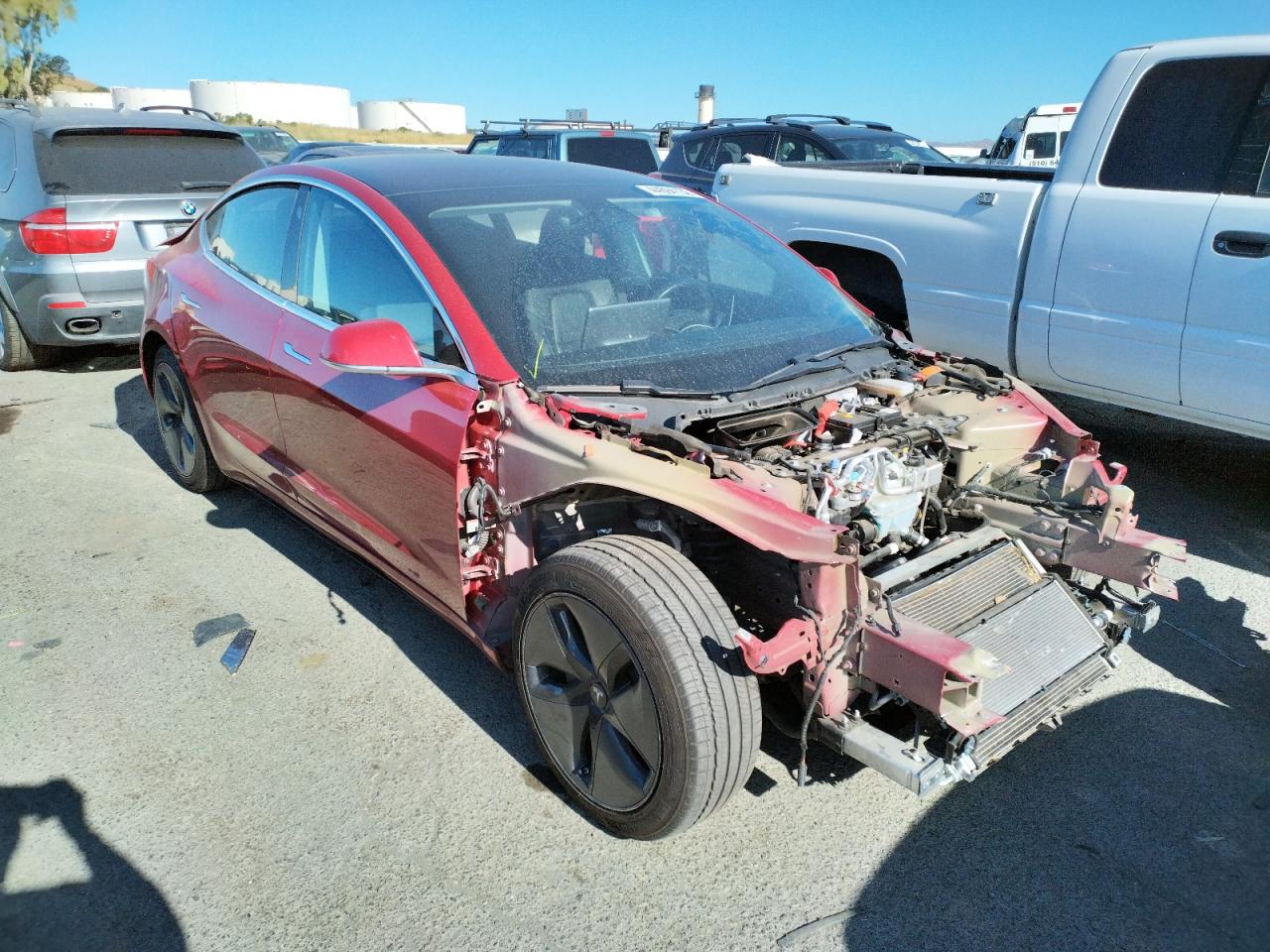TESLA MODEL 3 2018 with VIN 5YJ3E1EA1JF040581 - Photo from auction