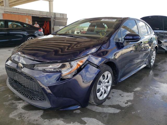 Photo 2 from auction – 2021 TOYOTA COROLLA LE with VIN JTDEPMAE1MJ142991