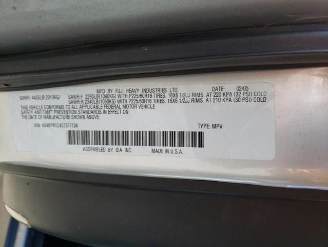SUBARU LEGACY OUT 2005 with VIN 4S4BP61C457377134 - Photo from auction