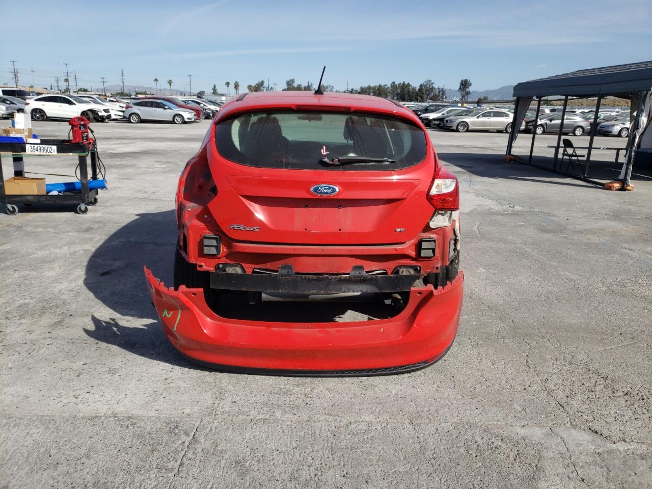 Photo 9 from auction – 2012 FORD FOCUS SE with VIN 1FAHP3K23CL112153