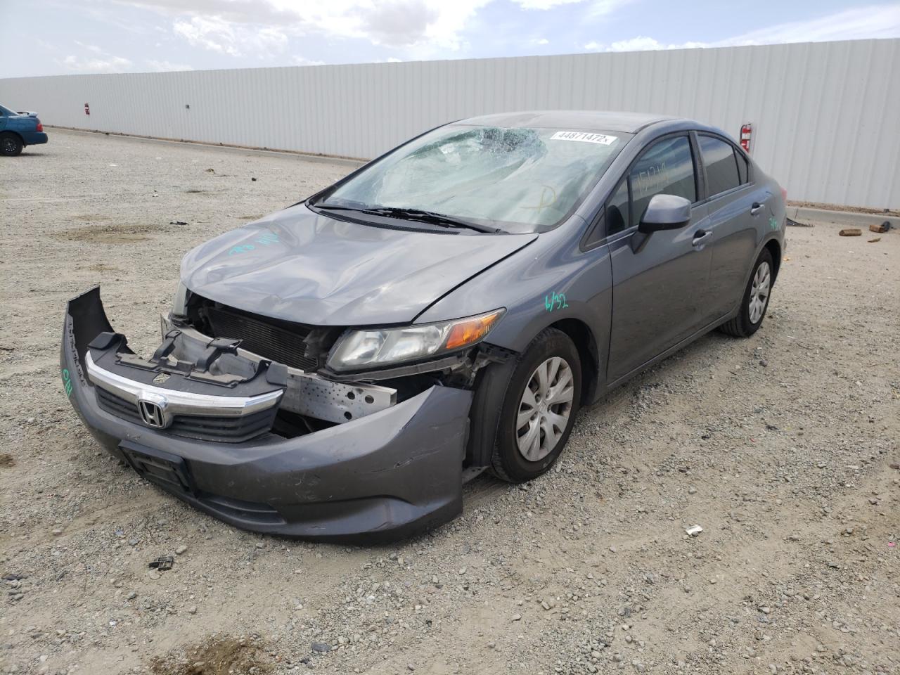 Photo 2 from auction – 2012 HONDA CIVIC LX with VIN 19XFB2F58CE391784