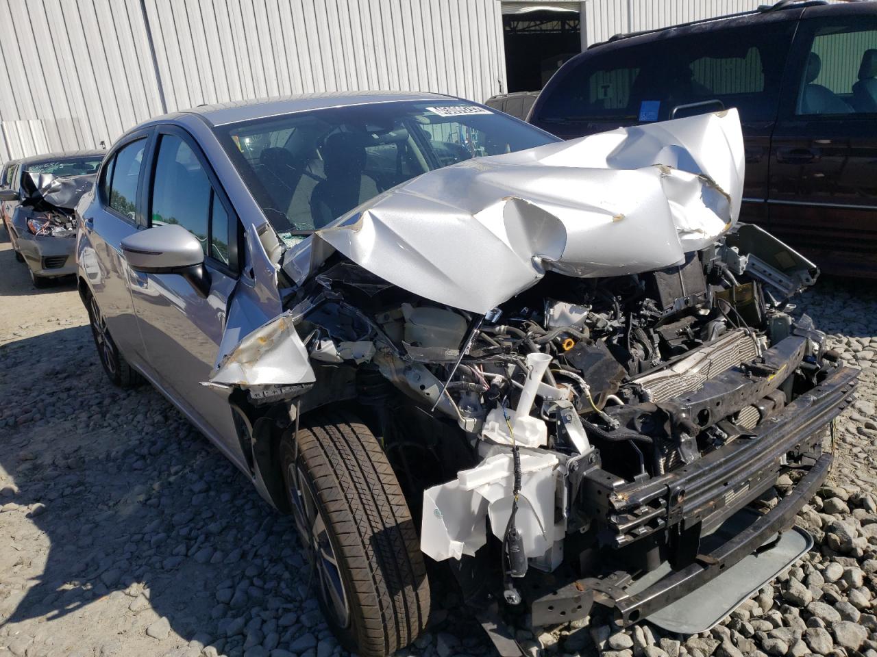 NISSAN VERSA SV 2020 with VIN 3N1CN8EV3LL827972 - Photo from auction