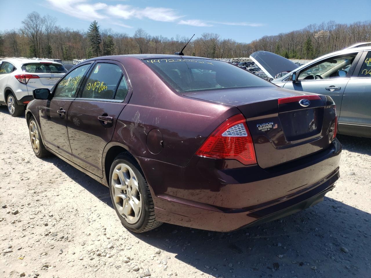 Photo 3 from auction – 2011 FORD FUSION SE with VIN 3FAHP0HA6BR320878