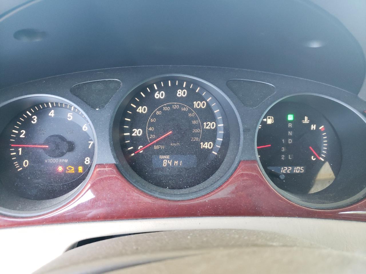 Photo 8 from auction – 2003 LEXUS ES 300 with VIN JTHBF30GX30099855