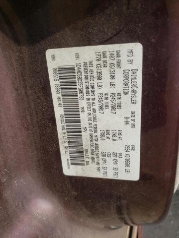 Photo 10 from auction – 2005 DODGE DURANGO LI with VIN 1D4HD58D35F506795