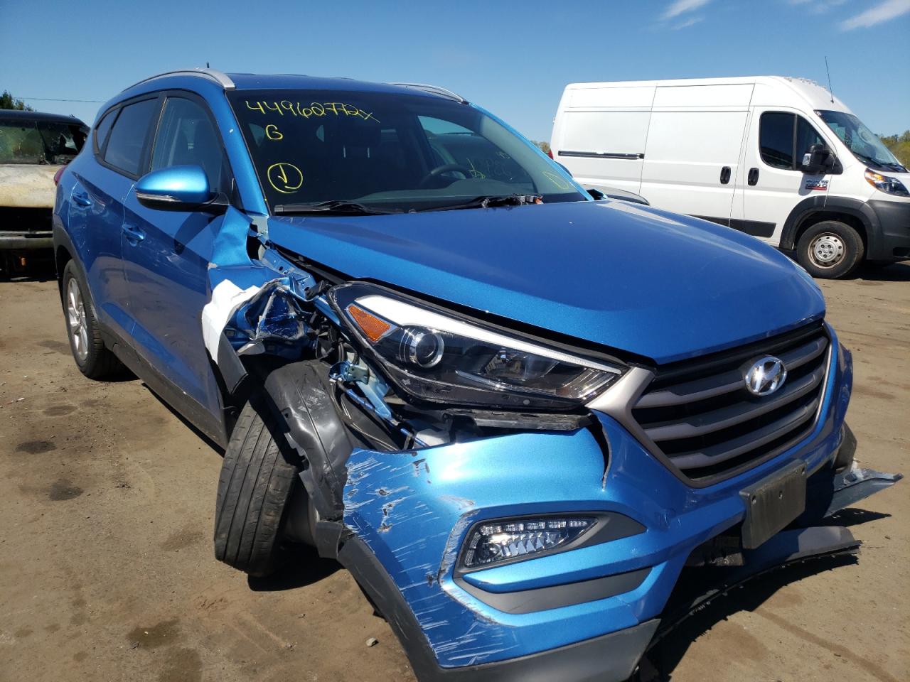 Photo 1 from auction – 2016 HYUNDAI TUCSON LIM with VIN KM8J3CA2XGU229927