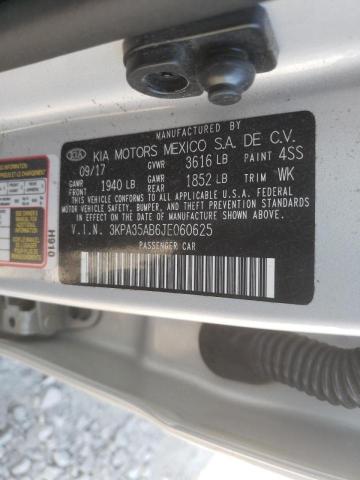 Photo 10 from auction – 2018 KIA RIO EX with VIN 3KPA35AB6JE060625