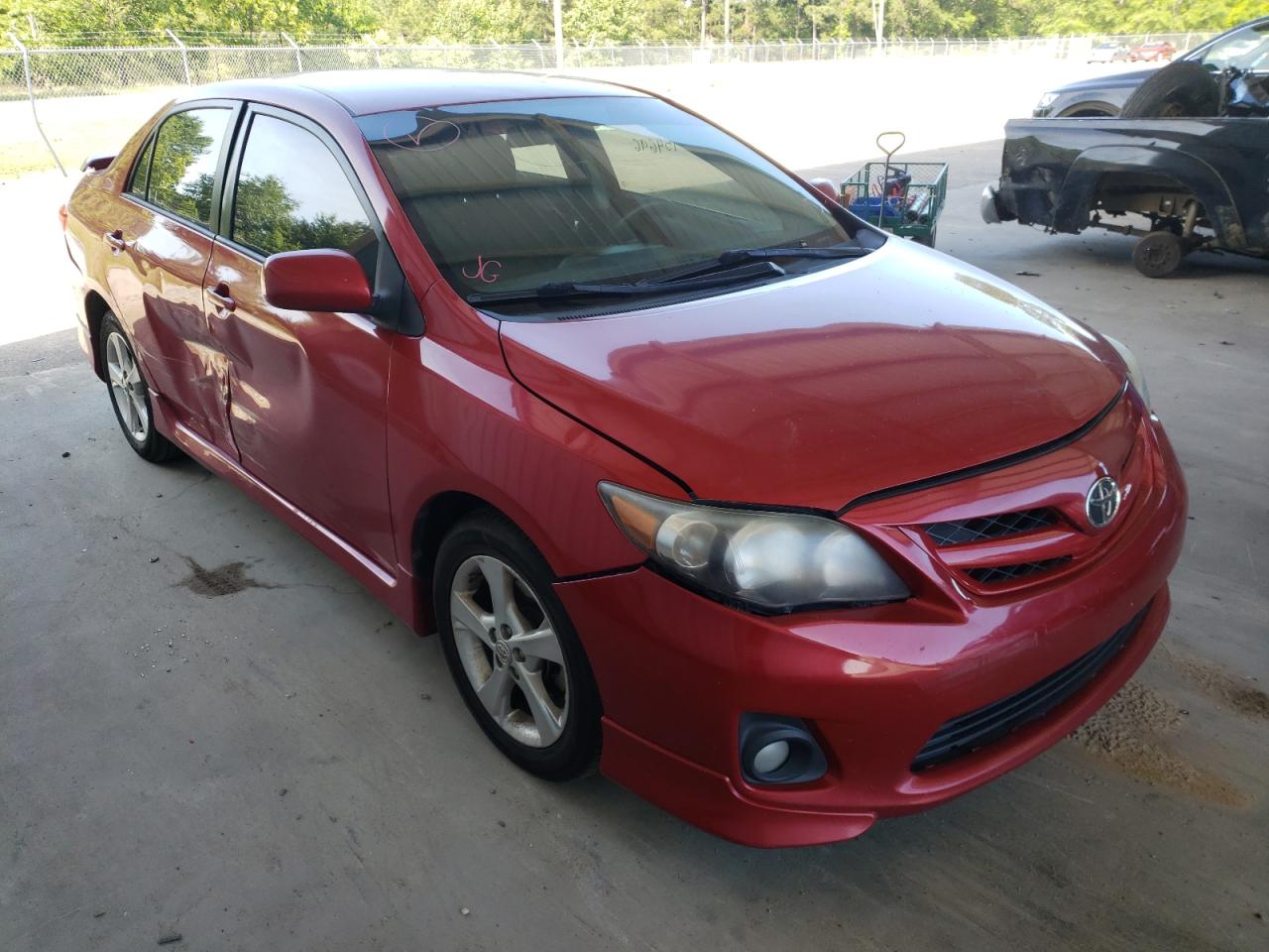 TOYOTA COROLLA BA 2011 with VIN 2T1BU4EE0BC680614 - Photo from auction