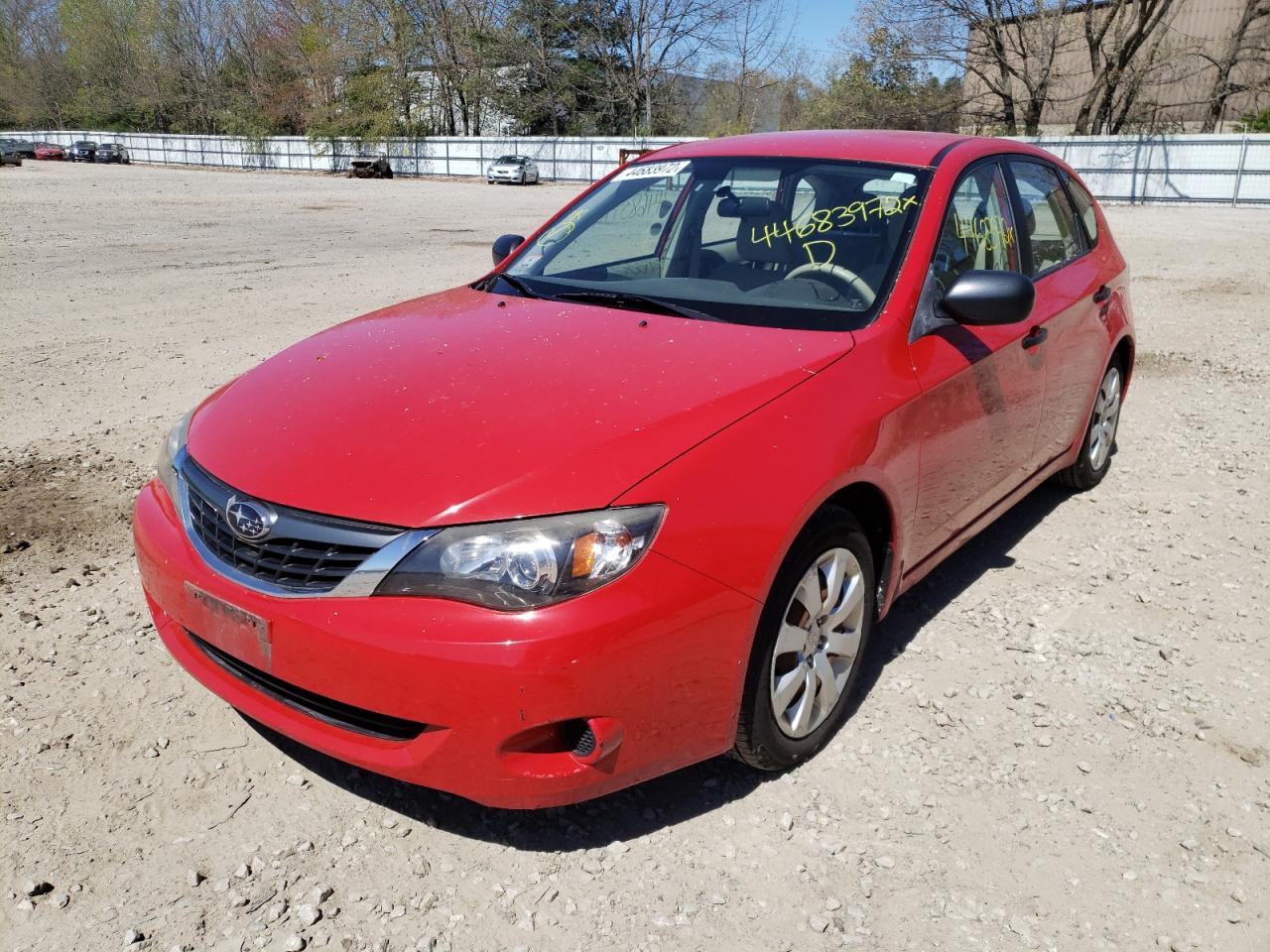 Photo 2 from auction – 2008 SUBARU IMPREZA 2. with VIN JF1GH61668G810464