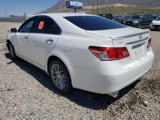 Photo 3 from auction – 2012 LEXUS ES 350 with VIN JTHBK1EG5C2477559