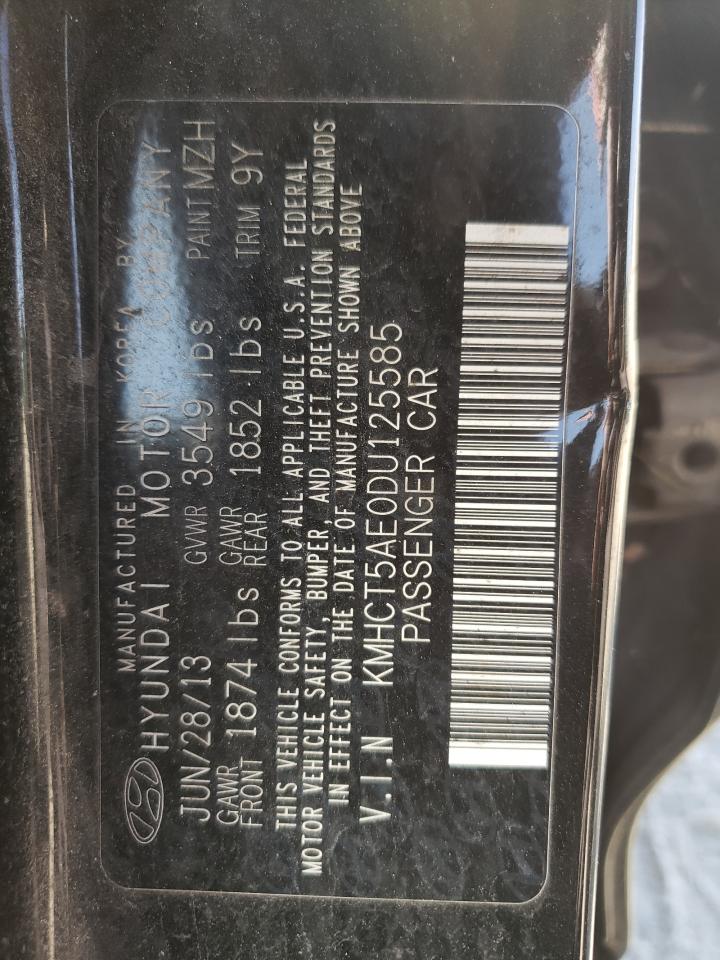 Photo 10 from auction – 2013 HYUNDAI ACCENT GLS with VIN KMHCT5AE0DU125585