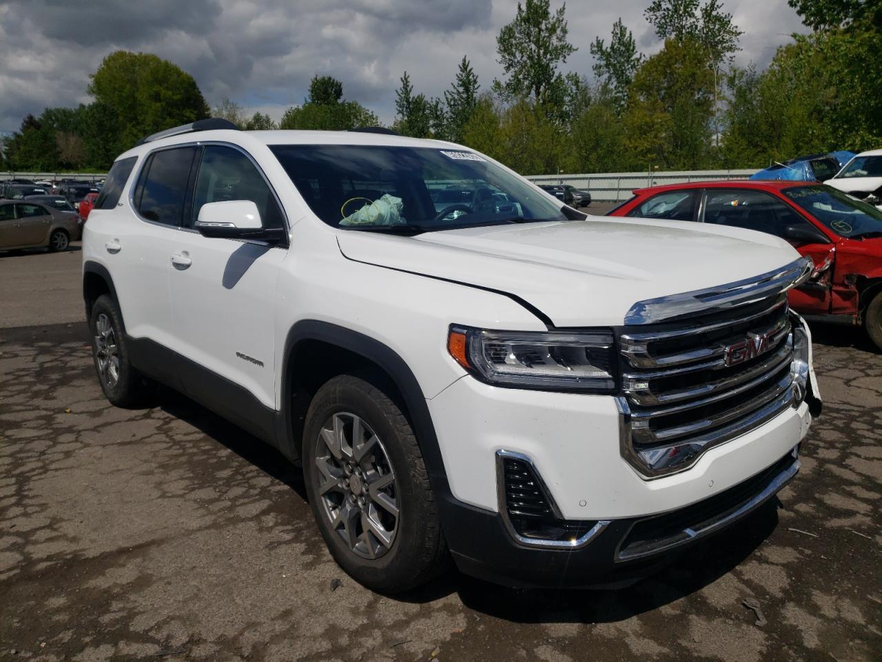 GMC ACADIA SLT 2021 with VIN 1GKKNML42MZ208855 - Photo from auction