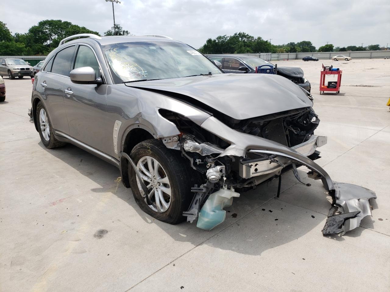 INFINITI FX35 2010 with VIN JN8AS1MWXAM851644 - Photo from auction