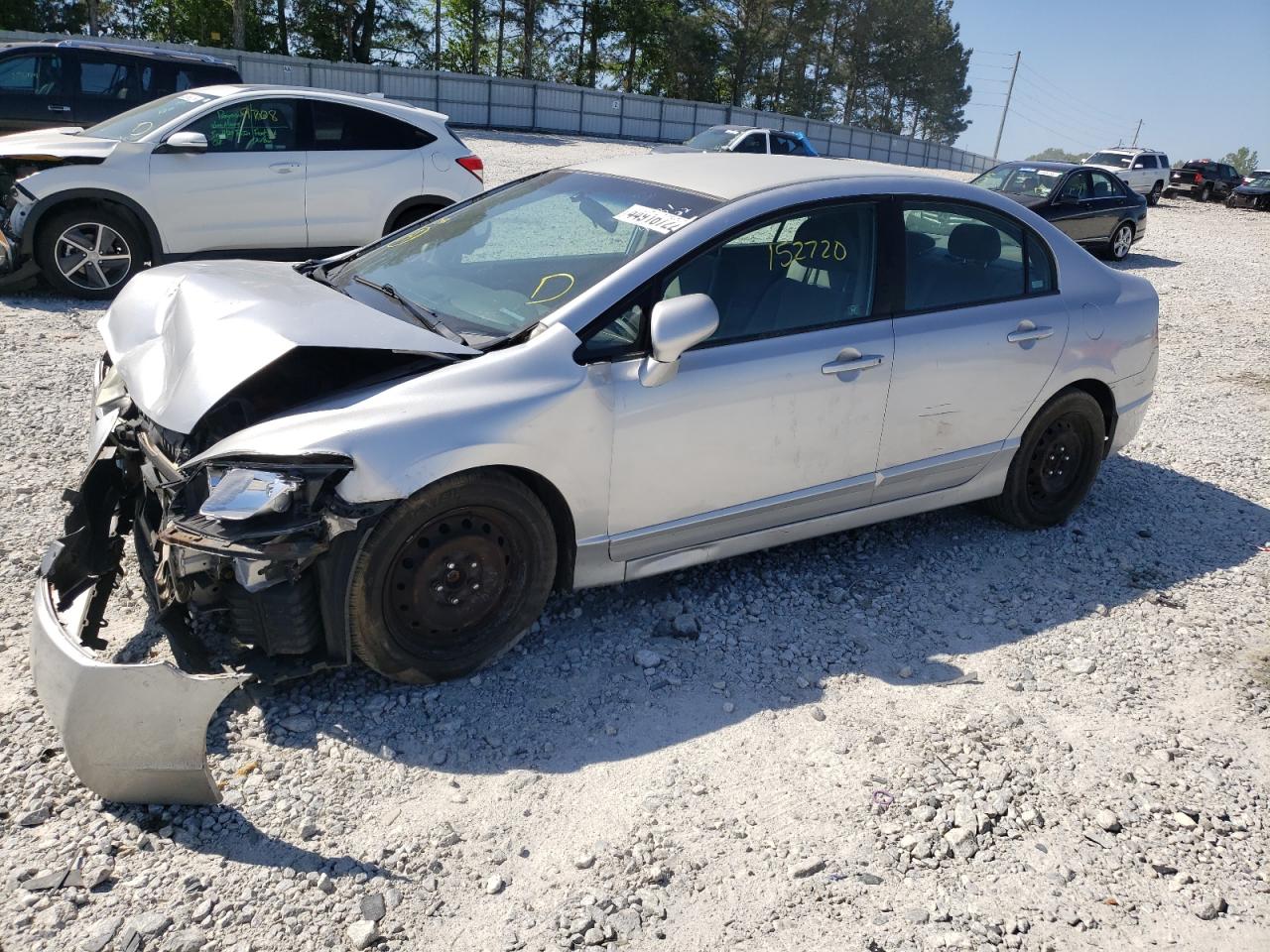 Photo 9 from auction – 2009 HONDA CIVIC LX with VIN 19XFA16569E018720