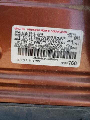 Photo 10 from auction – 2014 MITSUBISHI OUTLANDER with VIN JA4AD3A34EZ010191