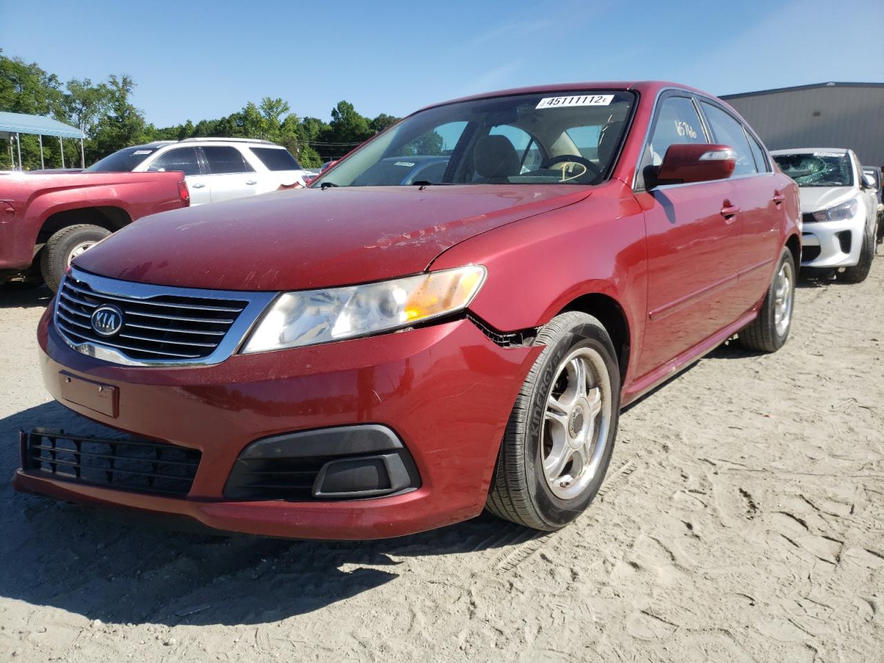 Photo 2 from auction – 2009 KIA OPTIMA LX with VIN KNAGE228695282608