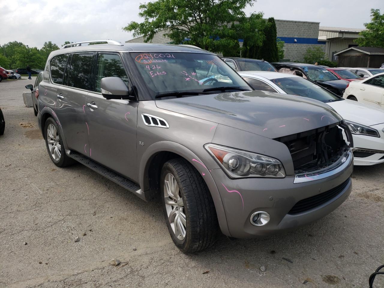 Photo 1 from auction – 2014 INFINITI QX80 with VIN JN8AZ2NE0E9064329