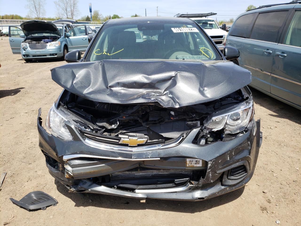 Photo 9 from auction – 2020 CHEVROLET SONIC with VIN 1G1JG6SB9L4116191