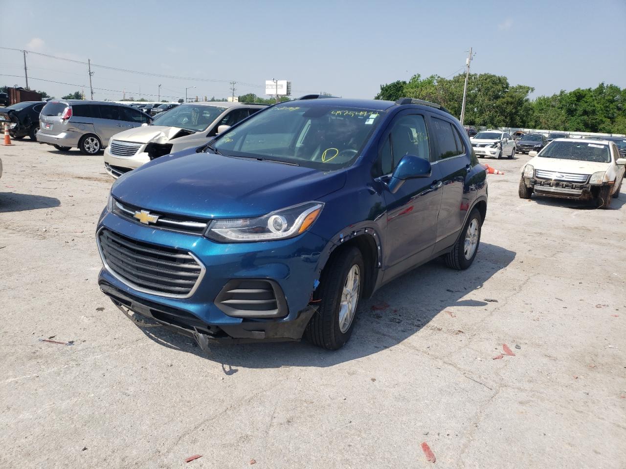 Photo 9 from auction – 2019 CHEVROLET TRAX 1LT with VIN 3GNCJLSB4KL358709