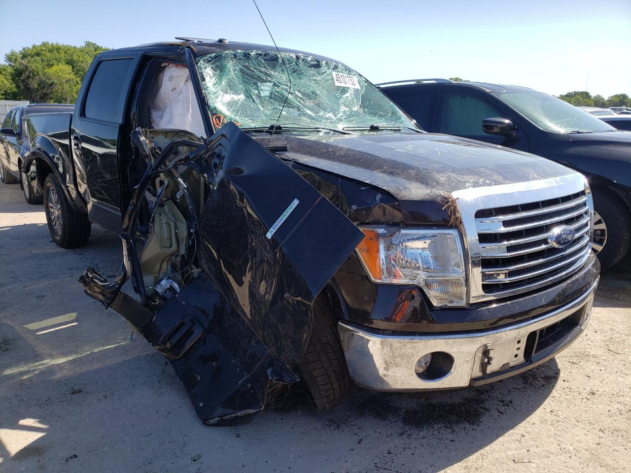 FORD F150 SUPER 2014 with VIN 1FTFW1CT5EKD29132 - Photo from auction